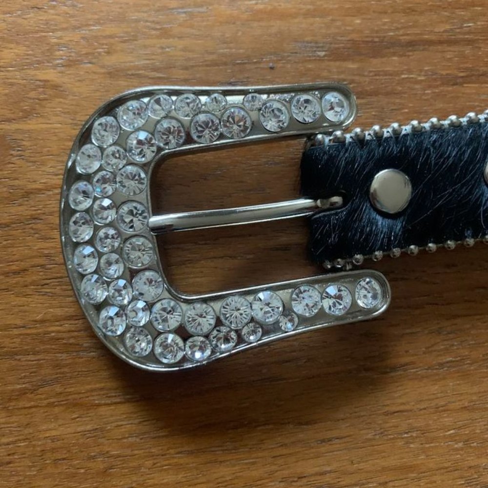 b.b. simon western bling women's belt